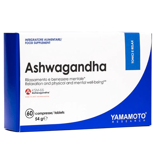 Ashwagandha KSM-66 Yamamoto 60 Capsule - Estratto Premium