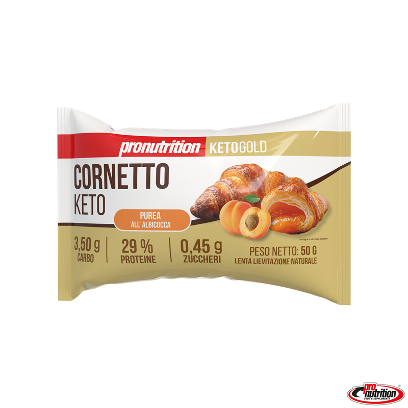 Box 5 Cornetti Keto Pro Nutrition gusto albicocca