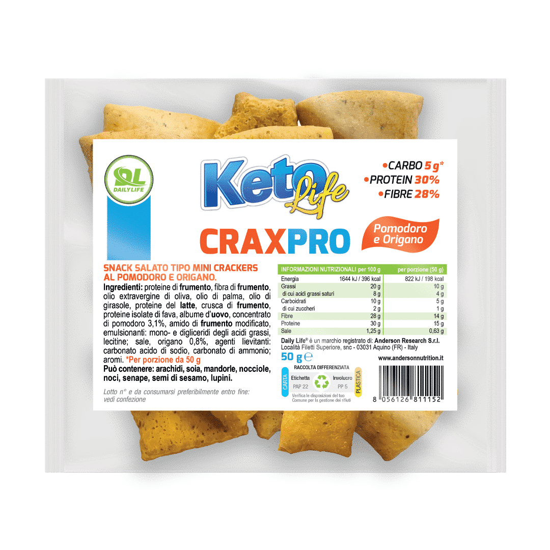 CRAXPRO ROSMARINO mini crackers cheto 50 g