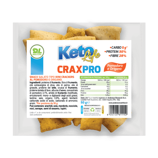 CRAXPRO ROSMARINO mini crackers cheto 50 g