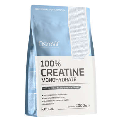 Creatina Monoidrata OstroVit 1000 g in polvere, formato convenienza 100% pura