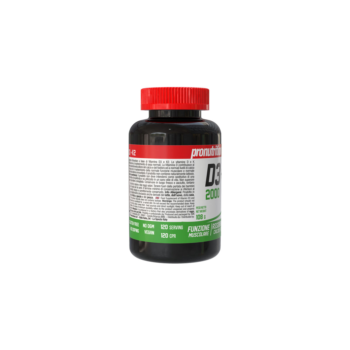 Vitamina D3+K2 120 cpr