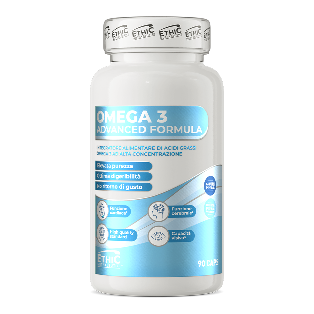 Omega 3 Advance Formula 90 softgel EthicSport, confezione frontale