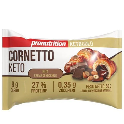 Box 5 Cornetti Keto Pro Nutrition gusto cioccolato e nocciola