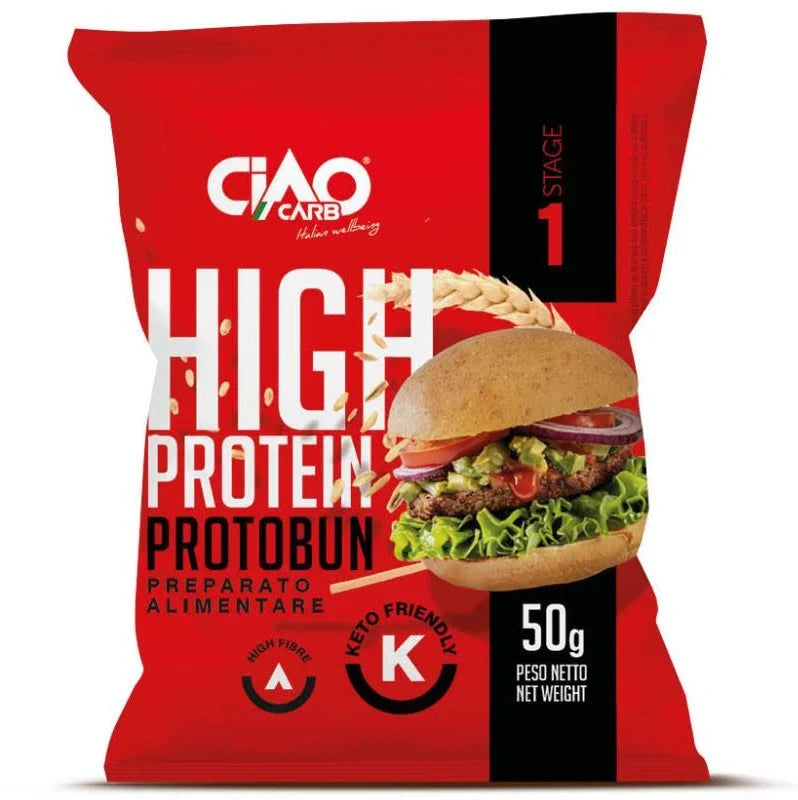 Protobun Stage 1 Naturale 50 g Ciao Carb, confezione